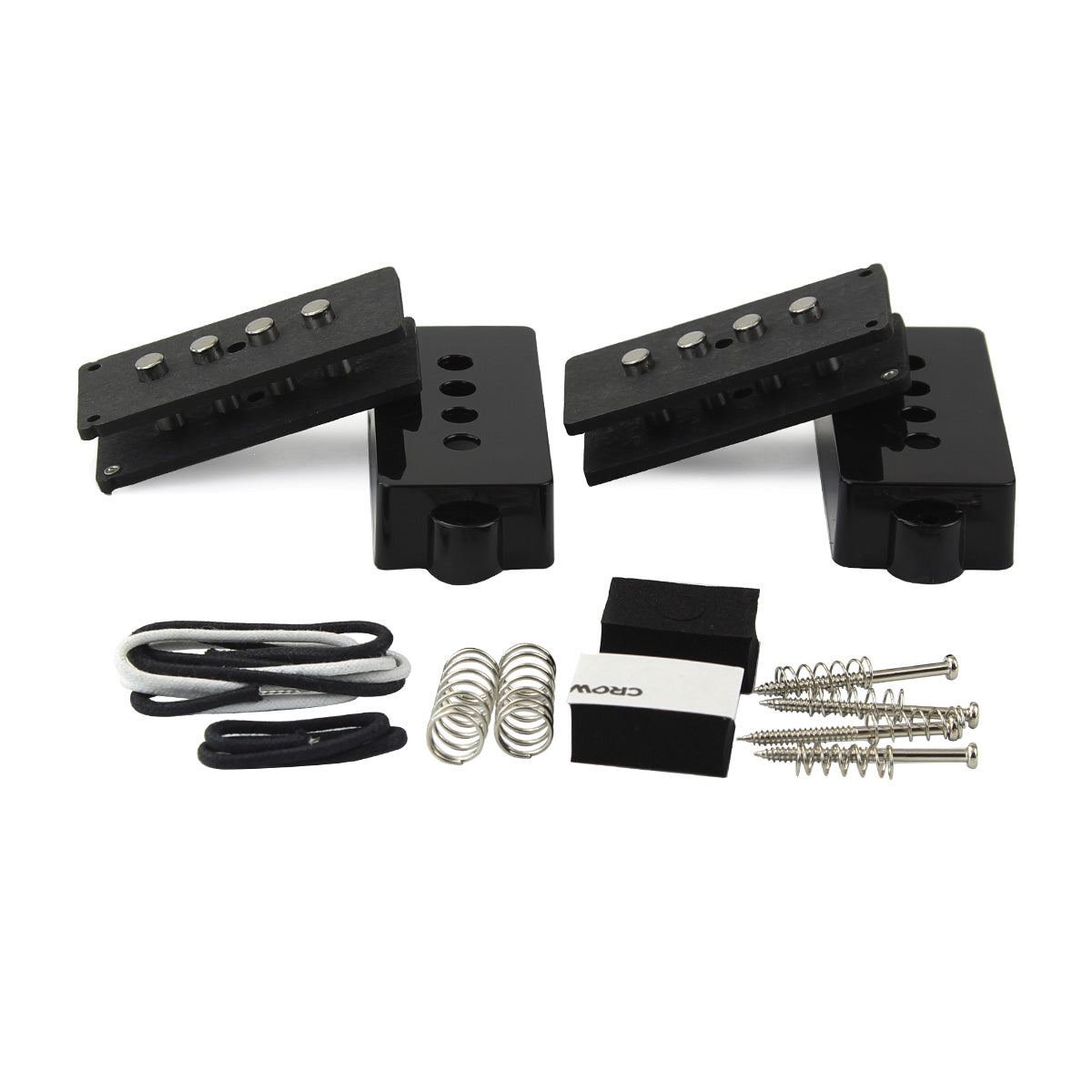 FLEOR Alnico 5 P-Bass Pickup Kit Assembled Bobbin Set | iknmusic